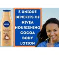 NIVEA Cocoa Butter Body Lotion - 48 Hour Moisture For Dry Skin To Very Dry Skin - 16.9 oz. 400ml. 