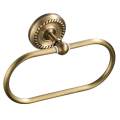 Brass Towel Ring Hand Rack Wall Mounted Bathroom Towel Rack White. 