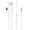 iPhone Hands free Earphones White - 3.5mm Hands free With Mic copy. 