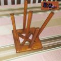 Wood drinking water glasses Holder for dining table, Hanging water glass Display Rack, drinking water glasses Collector Standing Rack Kitchen Accessories Arrangement. 