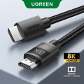 Ugreen HDMI 2.1 HDMI 2.0 Cable Ultra High-speed 8K/60Hz 4K/120Hz for Xiaomi Mi Box PS5 HDMI Splitter Cable HDMI Dolby Vision 48Gbps HDMI. 