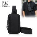 LouisWill Men's Bag Fashion Oxford Bag Mini Anti-Scratch Bag Wear-Resistant Diagonal Shoulder Bag Small Chest Bag Waterproof Crossbody Bag Unisex Small Chest Bag Mini Japanese Sport Fashion Sling Phone Bag. 