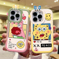 DuBaiNi For Realme C3 Creative SpongeBob SquarePants Pattern Phone Case Monster Lens Phone Shell Soft Protective Cover Shockproof Cellphone Casing. 