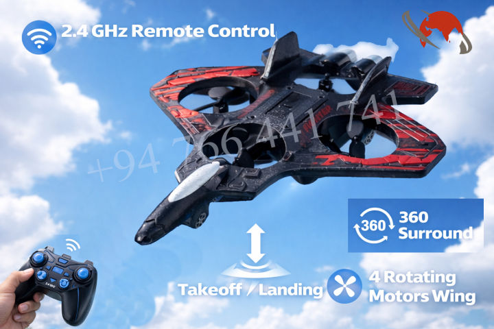 RFD-005 🚀 Next-Gen 2.4GHz Remote Control Flying Plane Toy with 360 ...
