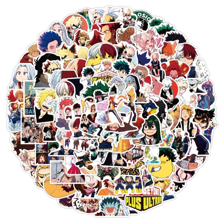 10/30/50/100%20s%20My%20Hero%20Academia%20Anime%20Stickers%20Graffiti%20Laptop%20Phone%20Izuku%20Midoriya%20Might%20Boku%20No%20Hero%20Academia%20Character%20Decal%20-%20Image%203