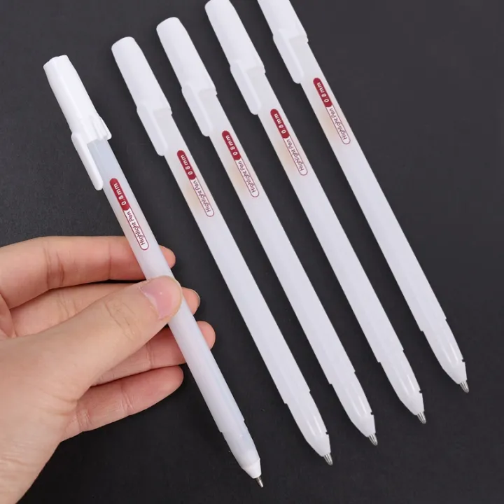 1PC%200.8mm%20Creative%20White%20Ink%20Gel%20Pen%20Highlight%20Marker%20Pens%20Fine%20Tip%20for%20Student%20Stationery%20Drawing%20Art%20Writing%20School%20Supplies%20-%20Image%208