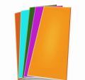 Richard Varnish Paper (Good Quality) - 50 Sheets - Orange. 