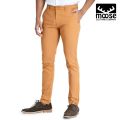 Moose Men’s Slim Fit Chino Pant - Plot Brown. 