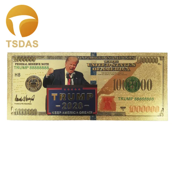 【Satisfaction guarantee】1pc US Donald Trump 2020 President Banknote Non ...