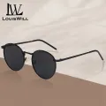 LouisWill Men Sunglasses UV400 Polarized Sunglasses Retro Sunglasses Sport Sunglasses Outdoor Activities Eyewear Driving Fishing Eyewear Silicone Nose Pads Sun Glasses. 