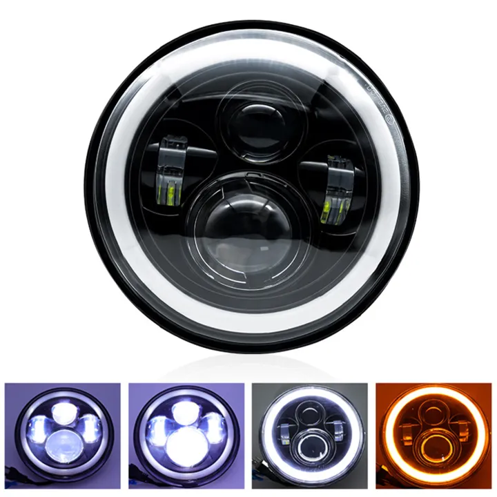 1pcs%20Three%20Wheel%20Headlight%20Round%20Shaped%205.75%20inch%20LED%20Headlight%20for%20%20Tuk%20Defender%20Light%20Bike%20-%20Image%207