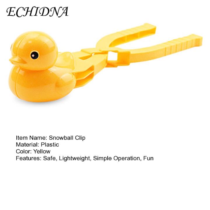 ECHIDNA%20Snow%20Toy%20One-piece%20Molding%20Duck%20Shape%20Snowball%20Maker%20Clamp%20-%20Image%204