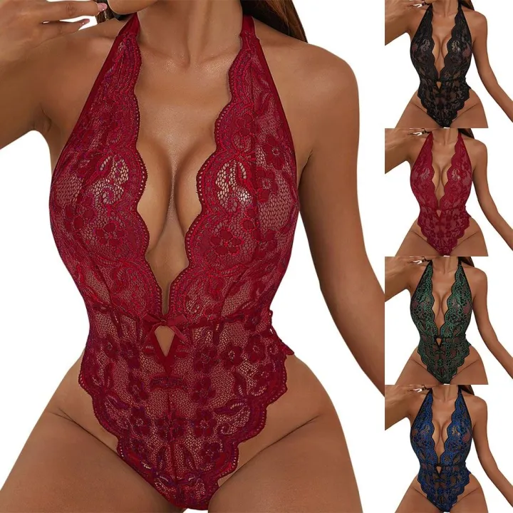 Comfortable%20Womens%20Underwear%20Nightwear%20Floral%20Pattern%20Lace%20Ladies%20Lingerie%20COD%20-%20Image%203
