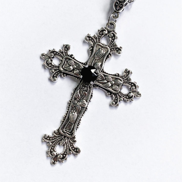 Gothic%20Irregular%20Cross%20Crystal%20Necklace%20Goth%20Large%20Cross%20Pendant%20Necklace%20Vintage%20Sweater%20Necklaces%20for%20Women%20Men%20Jewelry%20-%20Image%209
