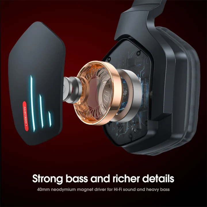 ONIKUMA%20B60%20Wireless%20Bluetooth%205.2%20Headphones%20LED%20Light%20Noise%20Reduction%20Mic%20Foldable%20Professional%20Gaming%20Lightweight%20Headset%20-%20Image%205