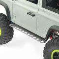 for MN Model 1:12 D90 D91 Metal Front Armor Protection Guard & Metal Pedal Side Plate Slider for MN D90 D91 D99S MN99S. 