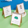 Life Planning Desk Calendar 2023-2024 Cute Animal Mini Desk Calendar Daily Schedule for Office School Classroom Supplies Twin-wire Binding. 