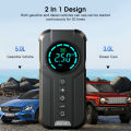 Geepact Car Jump Starter Wireless Inflation Pump Multi-Protection Smart Clip Pack Booster Charger. 