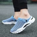 【ZIME】Korean men's shoes half slippers sandals men's beach shoes new fashion shoes men. 