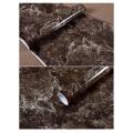 3m Marble Pattern Water-resistant Moistureproof Removable Self Adhesive Wallpaper Peel & Stick PVC Wall Stickers for Living Room Bathroom Kitchen Countertop 1#. 
