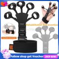 2PCS Finger Gripper Exerciser Guitar Finger Exerciser 6 Resistant Levels Recovery Physical Tools Silicone Grip Strengthener For Patient Wrist Stroke Rehabilitation Equipment. 