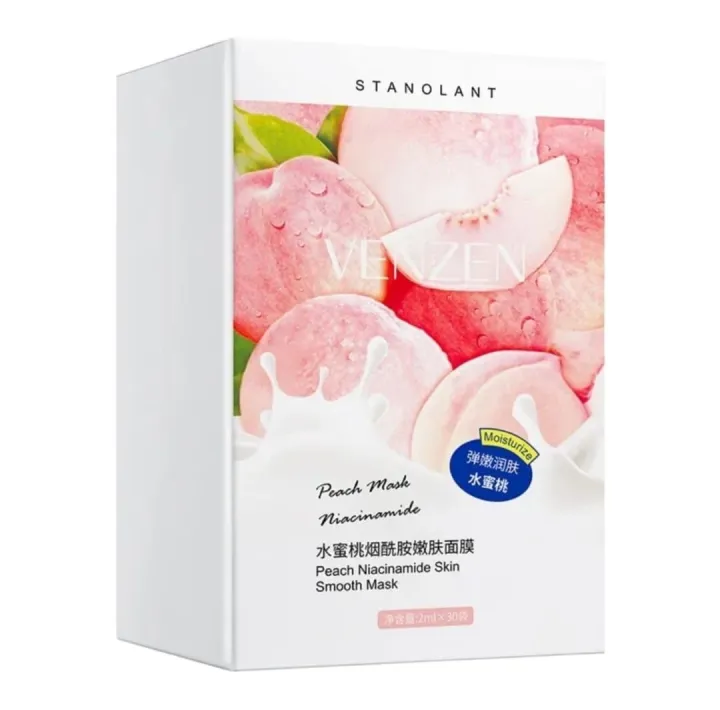 14Pcs%20Facial%20Peach%20Niacinamide%20Sleep%20Mask%20Smooth%20Shrink%20Pore%20Brighten%20Oil-control%20Korean%20Skin%20Care%20Whitening%20Moisturizing%20Beauty%20Peach%20face%20mask%20-%20Image%205