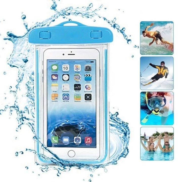 Water Proof Rain Protection Plastic Phone Pouch Clear Cover for