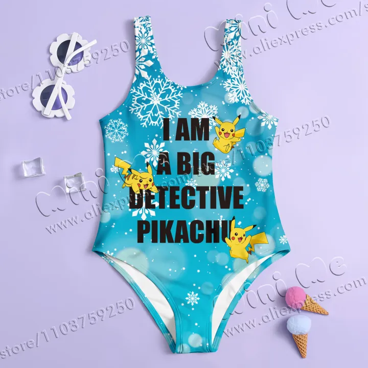 MINISO%20Girl%20Summer%20One-Piece%20Swimsuit%20Fashion%20Cartoon%20Cute%20Pokemon%20Pikachu%20Series%20Print%20Women%20Swimwear%20Sleeveless%20Swim%20Clothing%20-%20Image%204