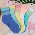 1/3/5 Pairs Japanese Sweet Colored Socks for Women Ins Autumn Mid length Socks Comfortable Sweat-absorbing and Non slip Socks. 