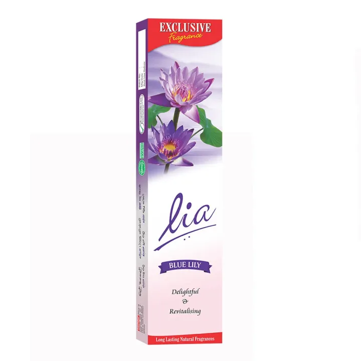 Lia Incense Sticks - Blue Lily - 12 Pack/Dozen