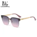 LouisWill Women Sunglasses Fashion Sunglasses UV400 Summer Sunglasses Anti Glare Driving Fishing Glasses Vintage Retro Large Frame Summer Sun Glasses. 