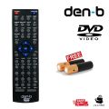 Denb / Den-b DVD Player Remote Conroller & Free Batteries. 