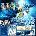 Compatible with Lego Ninjago Dragon Building Blocks Assembled Purple Scale Flying Dragon Chariot Doll Toy Motorcycle Educational Toys for Boys. 