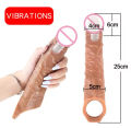 18+ 9 inch Penis Extender Sex tooys for Man Vibrator Sex Toys 18 Erection Ring for Men Men's Special Condom Cock Sleeve for Penis. 