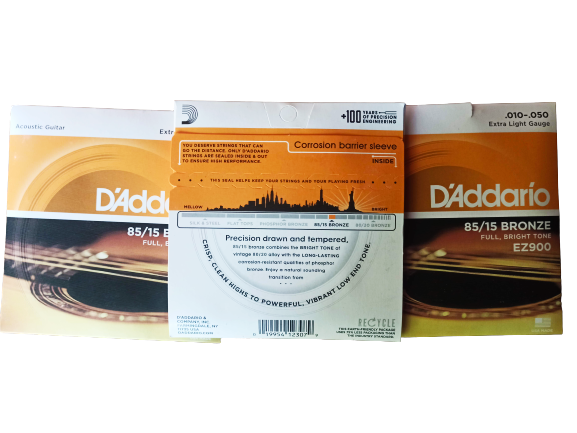 D'Addario%20Daddario%20EZ900%20American%20Made%2085/15%20Bronze%20Acoustic%20Guitar%20Strings,%20Extra%20Light,%2010-50%20-%20Image%202