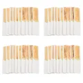Pullhee-40Pcs Alto Saxophone Reeds Sax Reeds Strength 2.5 Woodwind Instrument Parts & Accessories. 