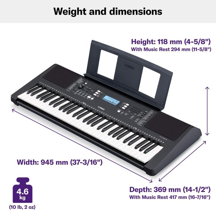 Yamaha%20PSRE383%20Keyboard%20with%20Padded%20Case,%20Double%20X%20Stand,%20Power%20Adapter,%20Book%20Rest%2061-Key%20Touch%20Sensitive%20Portable%20Keyboard%20with%20Power%20Adapter%20PSR%20E%20373%20Electric%20piano%20keyboard%20organ%20Musical%20Instrument%20Kandy%20Musical%20Hub%20Keyboard%20with%20Accessories%20-%20Image%207