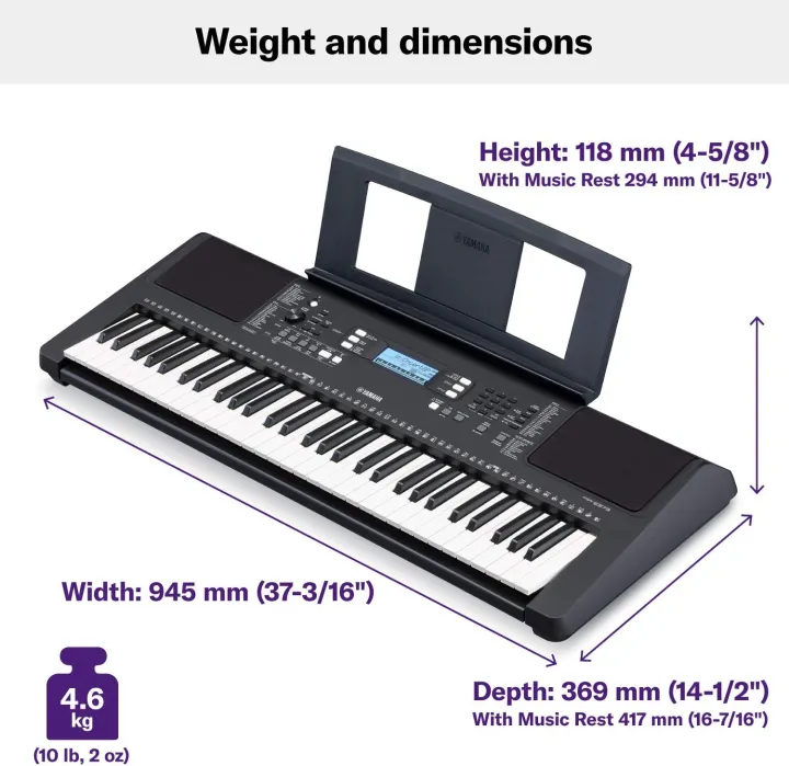 Yamaha%20PSRE383%20Keyboard%20with%20Padded%20Case,%20Double%20X%20Stand,%20Power%20Adapter,%20Book%20Rest%2061-Key%20Touch%20Sensitive%20Portable%20Keyboard%20with%20Power%20Adapter%20PSR%20E%20373%20Electric%20piano%20keyboard%20organ%20Musical%20Instrument%20Kandy%20Musical%20Hub%20Keyboard%20with%20Accessories%20-%20Image%207