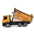 HUINA RTR 1573 1/14 RC Dumper Truck 2.4G Electric Remote Control Car Battery Light. 
