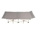 Folding Guest Bed Stable Support Quick Fold Breathable Fabric Folding Camping Cot Portable Comfortable for Pool. 