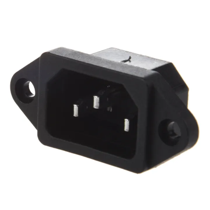 3X%20IEC%20320%20C14%20Male%20Plug%203%20Pins%20PCB%20Panel%20Power%20Inlet%20Socket%20Connector%20-%20Image%203