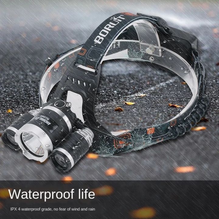 1-5PCS%20LED%20Headlamp%204-Mode%20Waterproof%20Headlight%20USB%20Rechargeable%2018650%20Head%20Torch%20for%20Camping%20Hunting%20-%20Image%204