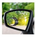 2pcs Blind Spot Mirror 2 Inch Round HD Glass Convex 360° Wide Angle Side Mirror with ABS Housing for Car SUV and Truck(frame). 