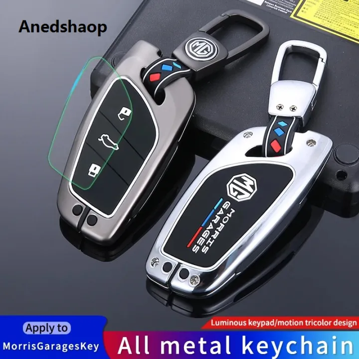 Anedshaop Zinc Alloy Car Remote Key Case Cover Holder Shell For MG ZS ...