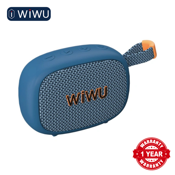 WIWU H1 GO FUN PORTABLE SPEAKER BLUE (12 MONTH)