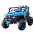 Kids Electric Rechargeable Ride Jeep Remote Control 12V, 3 Motor + Swing, 1-6 Years, Model MB8888 Blue | Little Wave |. 