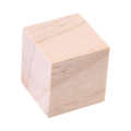 Wooden Blocks Craft Natural Square Wood Cubes for DIY Crafts Handmade Woodcrafts Kids Home Decor. 