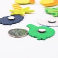 12PCs Animals Fridge Magnet Wooden Cartoon Fridge Stickers Children Educational Toys Set DIY Decor For Microwave Ovens Kitchen. 