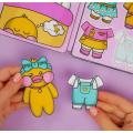 LeiyanLuxury New specials Viral QUITE BOOK Duck House paper doll Kids Educational Toys. 