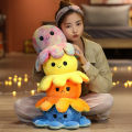 Flip Octopus Doll Flip Octopus Octopus Plush Toy Double-Sided Flip Doll Reversible Octopus. 